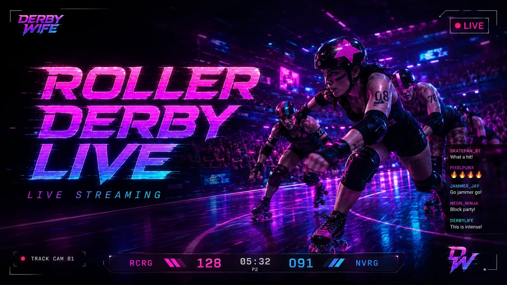 Roller Derby Live — Live sports streaming