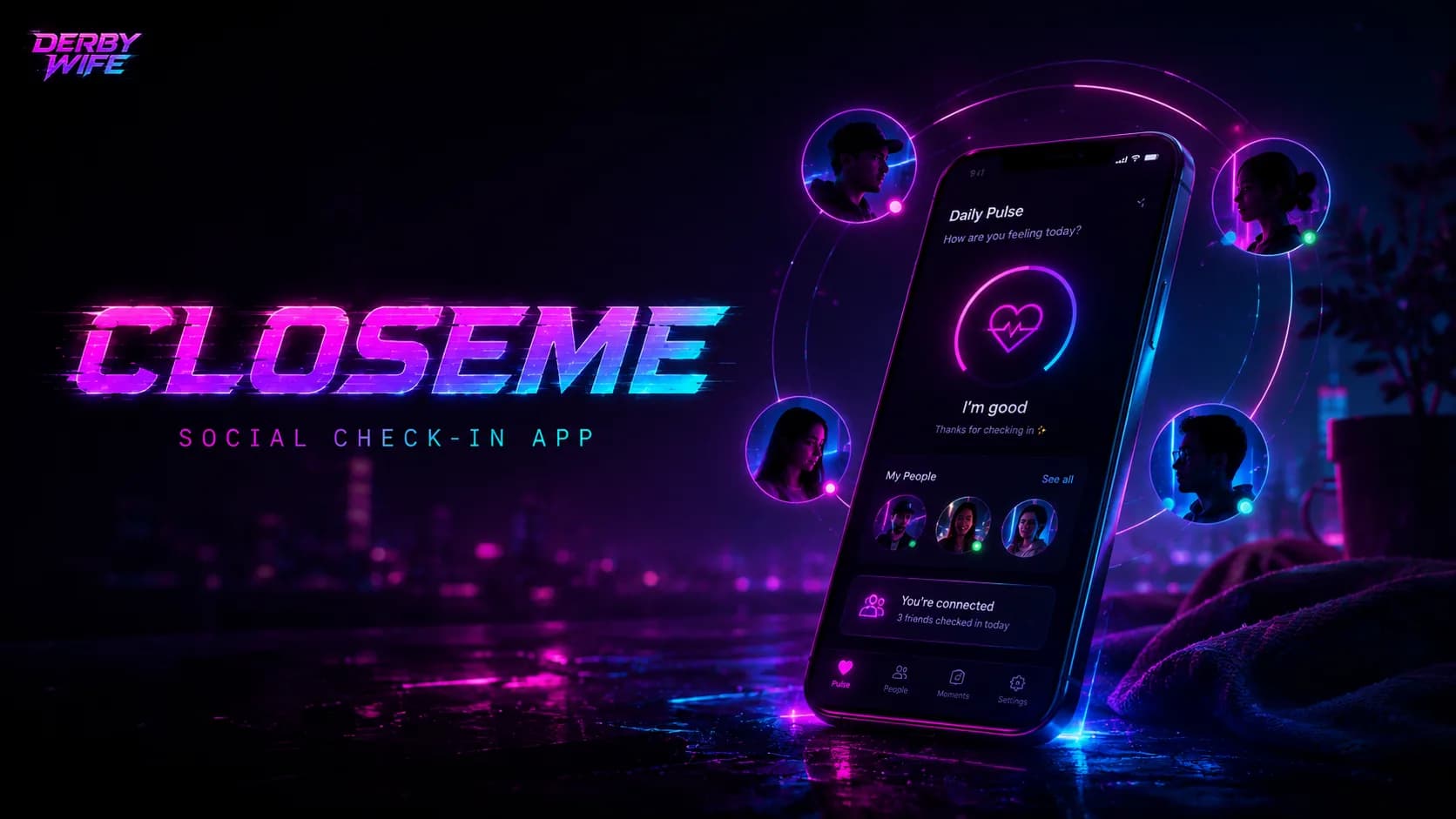 CloseMe — Social wellness app